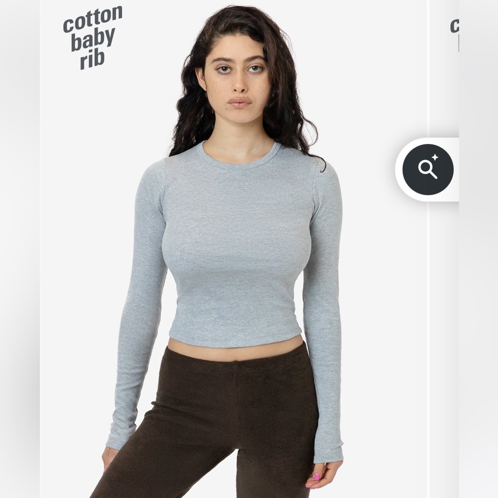 LOS ANGELES APPAREL COTTON‎ BABY RIB